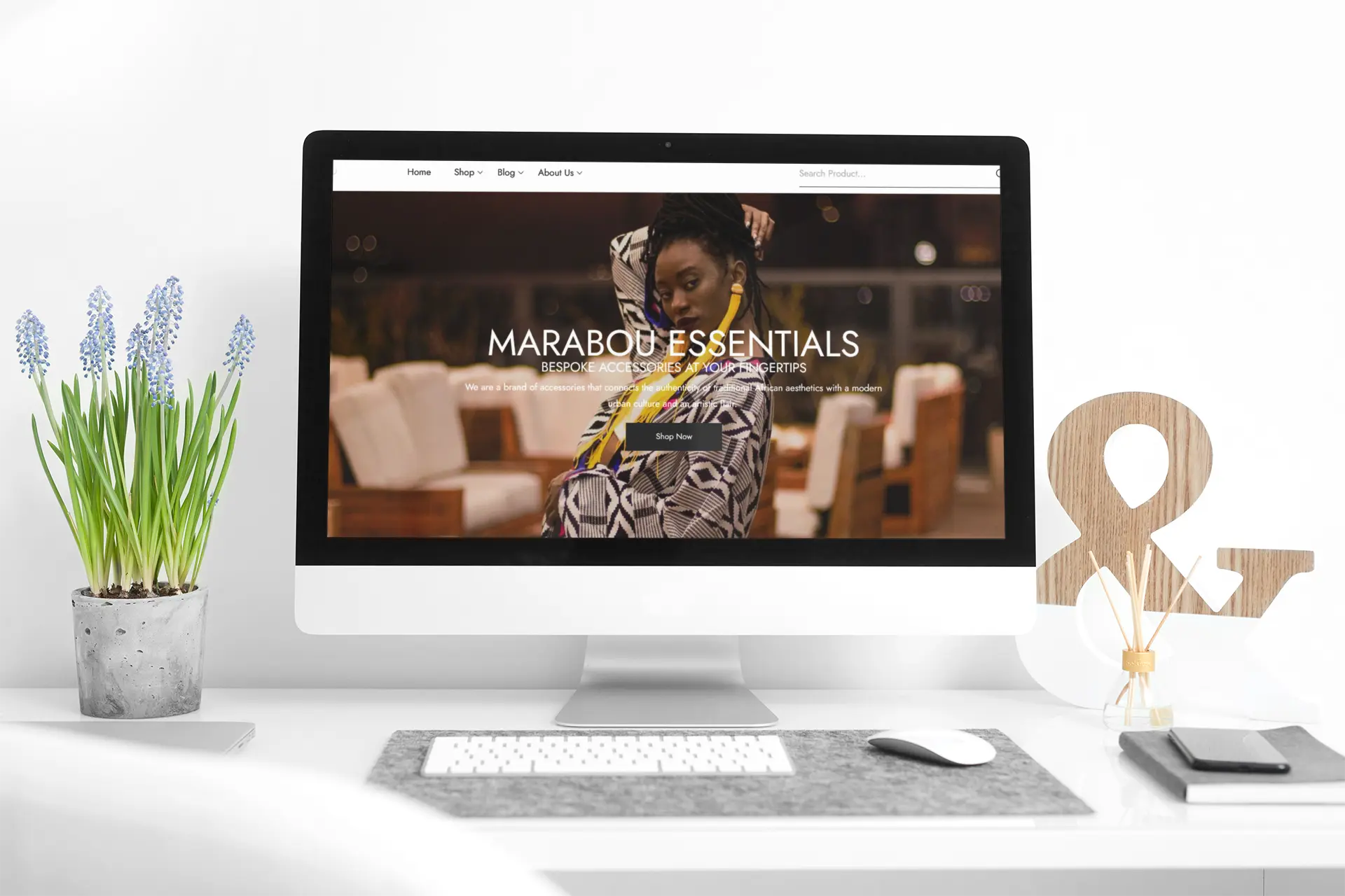 - AllNew Header marabou essentials - Web Design