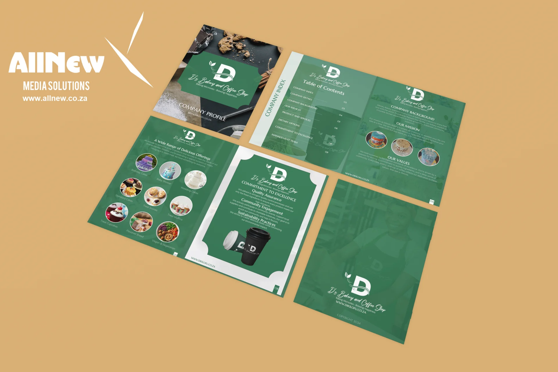 D's Bakery Company Profile company profile - Ds Bakery Company Profile - Company Profiles Design